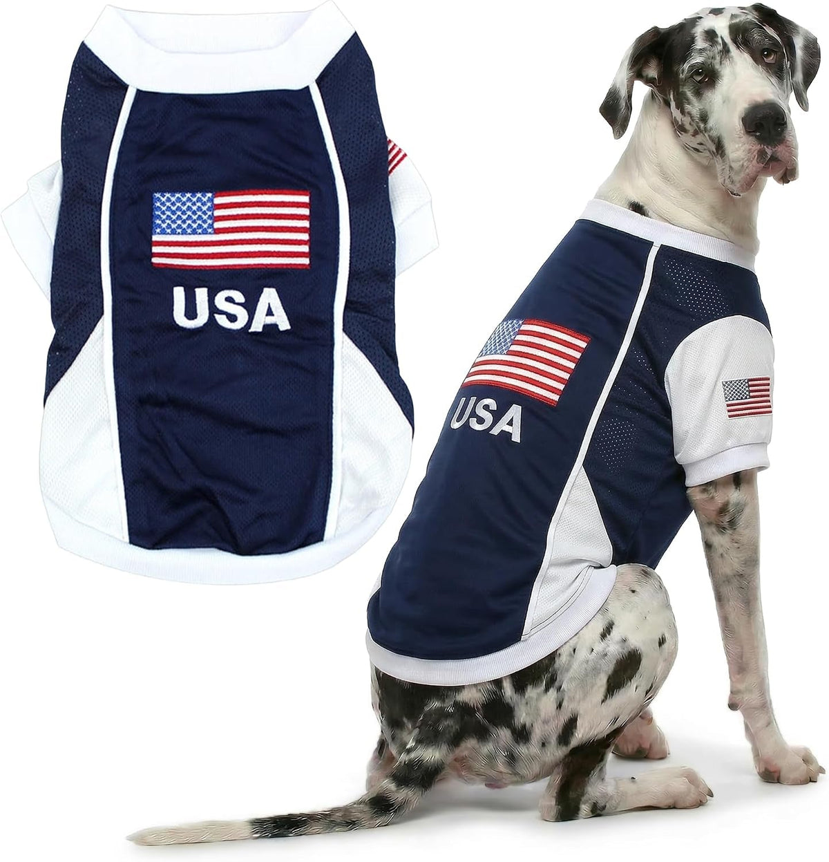 Parisian Pet Soccer Jersey for Dogs – Breathable Mesh Team Jersey, XS–5XL