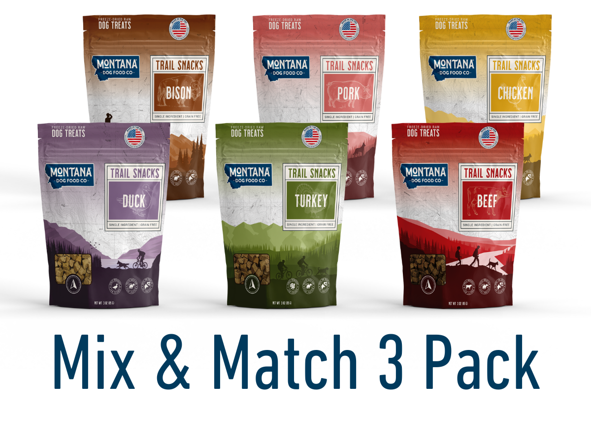 Trail Snacks (Dog Treats) Mix & Match 3 Pack