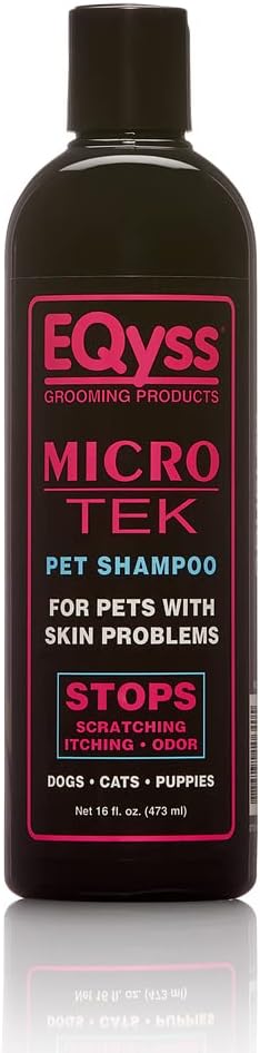 EQyss Micro-Tek Medicated Shampoo for Horses 16oz. Itch Relief Horse Grooming