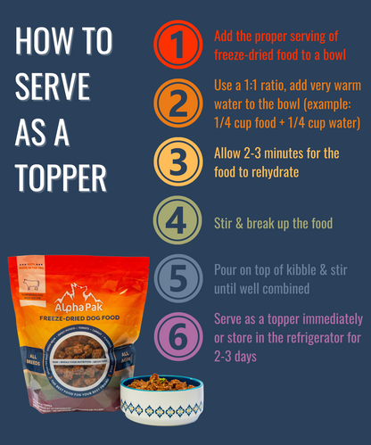 PREMIUM RAW FREEZE DRIED DOG FOOD BEEF