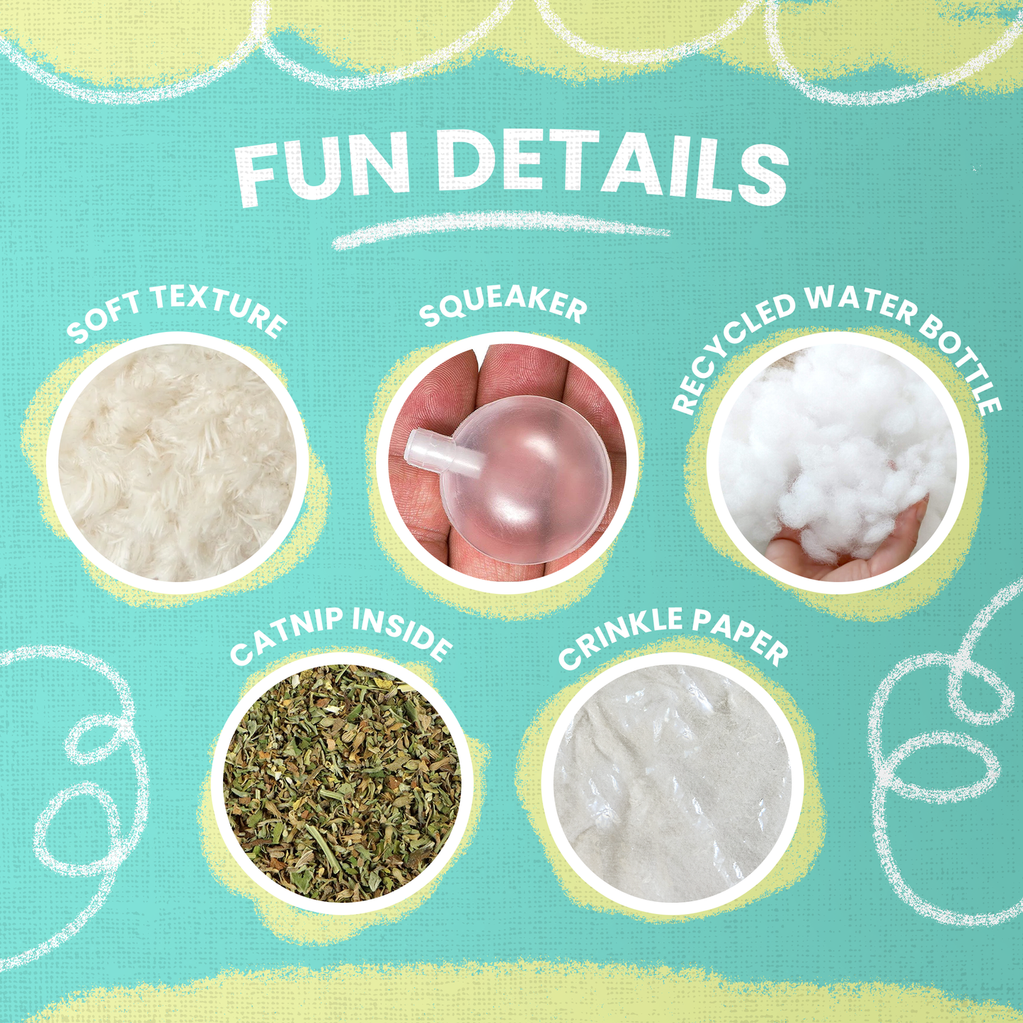 Kitty Yeti with Catnip