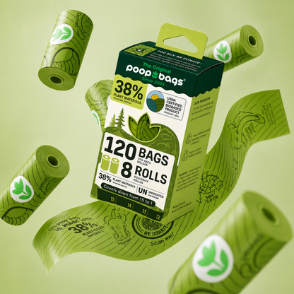 Countdown Rolls® Unscented Leash Roll Poop Bags