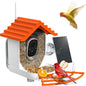 NAVFS Smart Bird Feeder Camera with Solar Panel, 2K Video & AI Bird ID