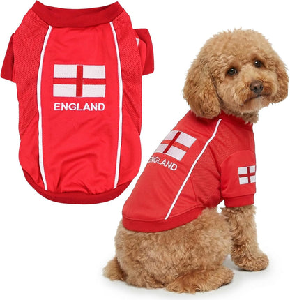 Parisian Pet Soccer Jersey for Dogs – Breathable Mesh Team Jersey, XS–5XL