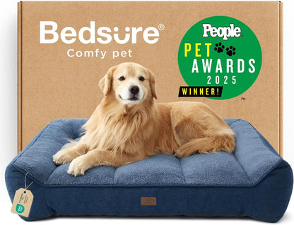 Bedsure Supportmax Orthopedic Dog Bed – Extra-Thick Bolster Sofa