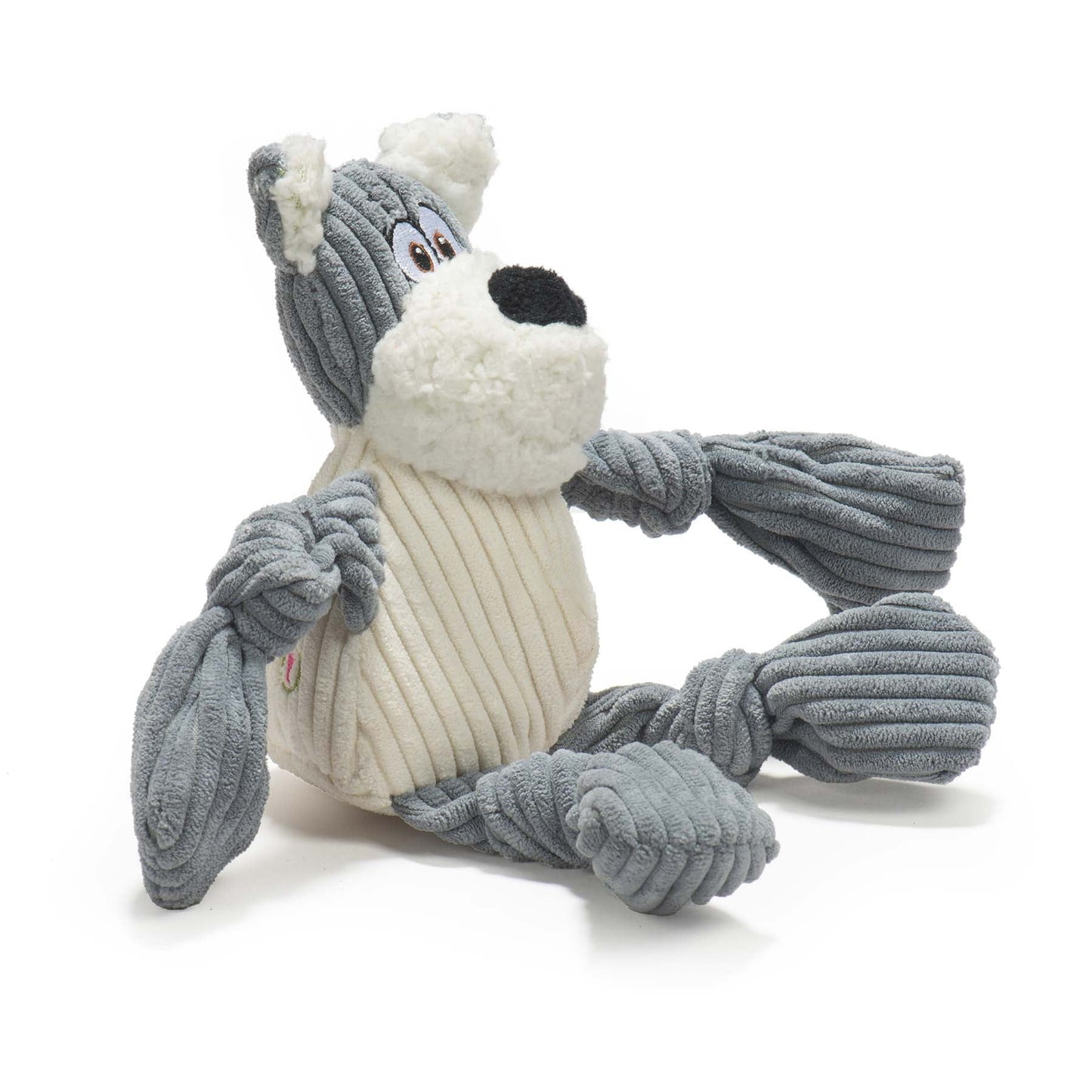 Roscoe HuggleMutt™ Knottie® Plush Dog Toy, Small