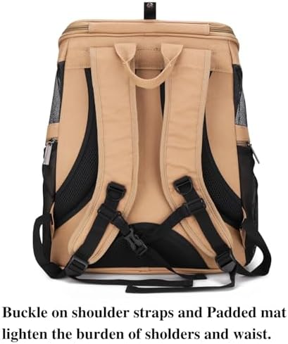 LOLLIMEOW Large Pet Carrier Backpack, Bubble Backpack Carrier