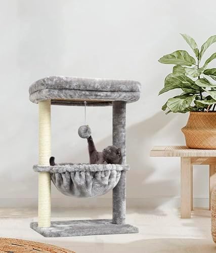 SYANDLVY Small Cat Tree for Indoor Cats, Activity Cat Tower