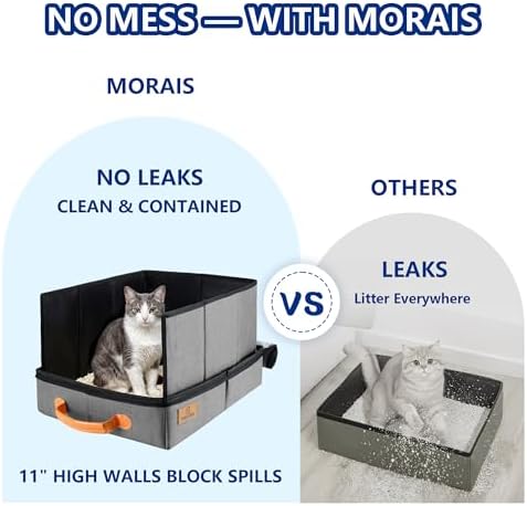 MORAIS Portable Travel Litter Box