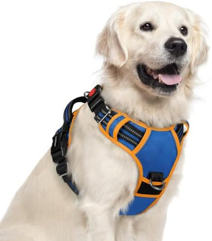 rabbitgoo Dog Harness for Large, No Pull 3 Buckles Easy On & Off