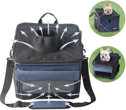 Pet Carrier Bicycle Basket Bag Pet Carrier/Booster Backpack