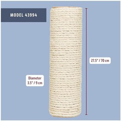 Trixie Replacement Sisal Post for Scratching Posts, Cat Trees and Cat Towers