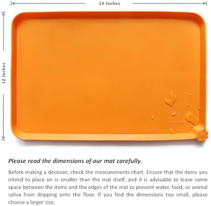 Hoki Found Silicone Non Slip Pet Feeding Mats