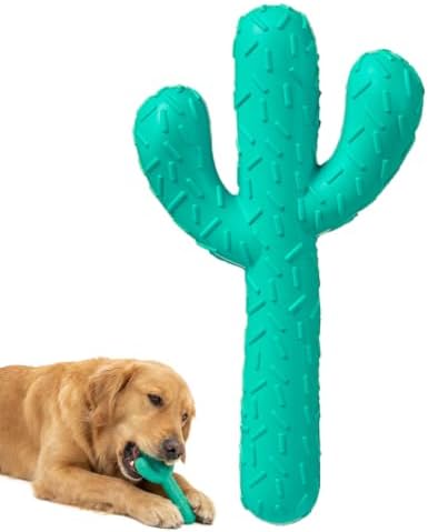 MewaJump Dog Chew Toys, Durable Rubber Dog Toys