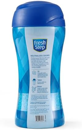 Fresh Step Cat Litter Crystals Deodorizer, Fresh Scent, 15 Oz