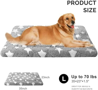 Dog Bed Mat, Reversible Crate Pad & Durable Dog Bed