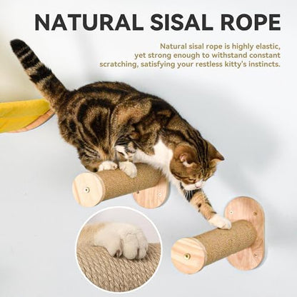 Wall Cat Bed Moon Hammock Wall Mounted Shelf