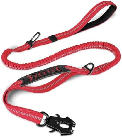 Joytale Tactical Bungee Dog Leash, Shock Absorbing No Pull