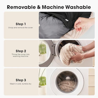 MIXJOY Dog Beds for Small Dogs, Washable Dog Bed