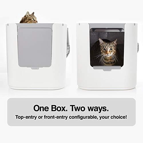 Modkat XL Cat Litter Box, Top or Front-Entry, Scoop & Filters