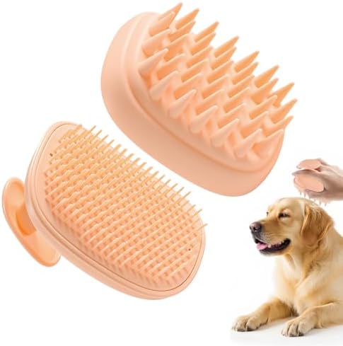 2-in-1 Dog Bath Brush for Grooming & Massage