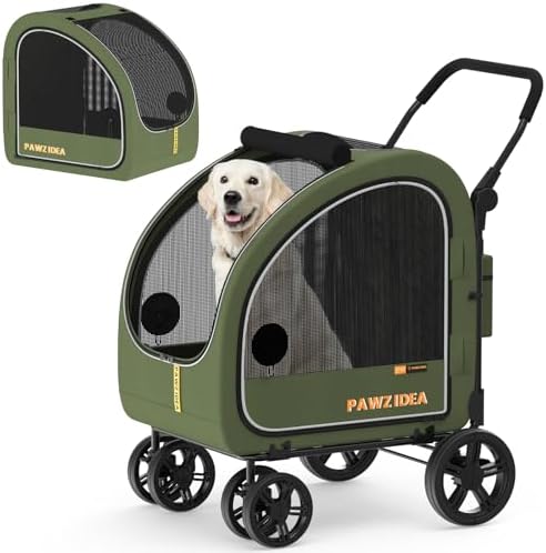 PAWZIDEA 3-in-1 Large Dog Stroller