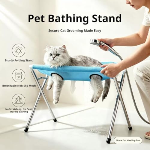 Pet Dog Bath Hammock, Cat Shower Grooming Table Hammock
