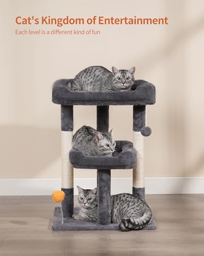 FourFurPets Small Cat Tree, Cat Tower