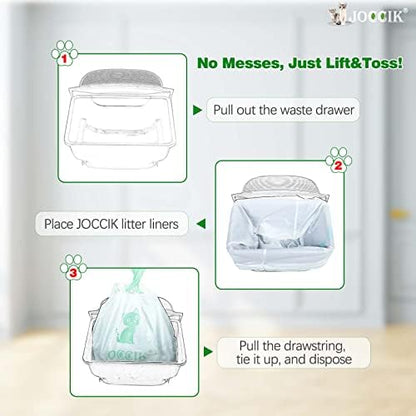 Drawstring Litter Box Liners Compatible