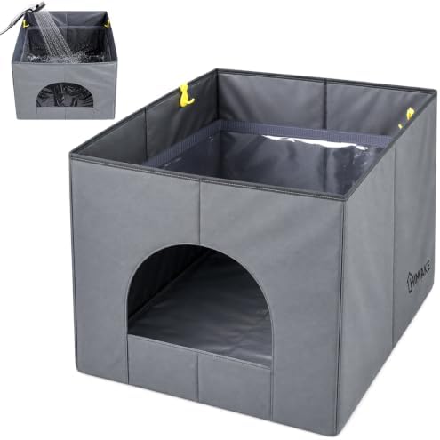 Cat Litter Box Enclosure, Waterproof Splash Guard