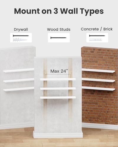 Amada 35.4" Floating Shelves for Wall Decor & Storage