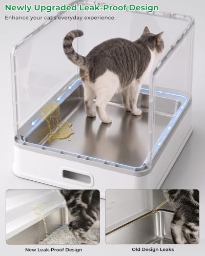 Stainless Steel Cat Litter Box