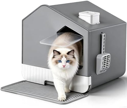 Extra Large Enclosed Cat Litter Box