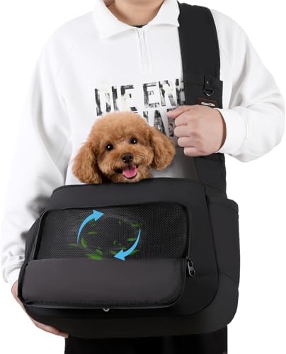 Dog Sling Carrier for Dogs & Cats, Fits 7–18lbs, Lightweight Pet Carrier Bag