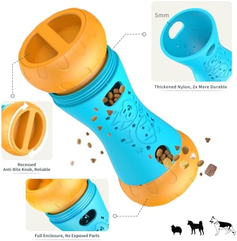 Treat Dispensing Dog Puzzle Toy, Interactive Dog Toys