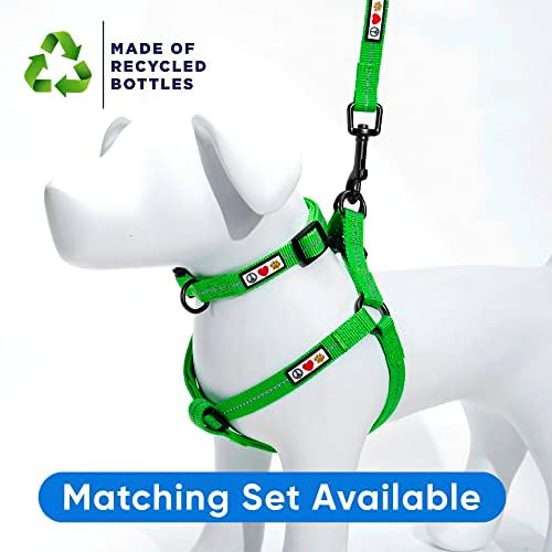 Pawtitas Recycled Reflective Step-in Dog Harness – Adjustable No-Pull Vest