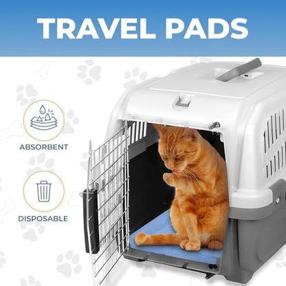 Pet Carrier Pad Insert 4 Pack, Disposable, 19.5 x 12.5 in,