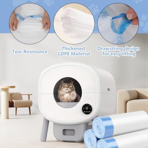 120Pcs Automatic Cat Litter Box Bags Compatible