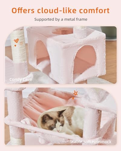 Taoqimiao Cat Tree, 71 in Extra Large Cat Tower