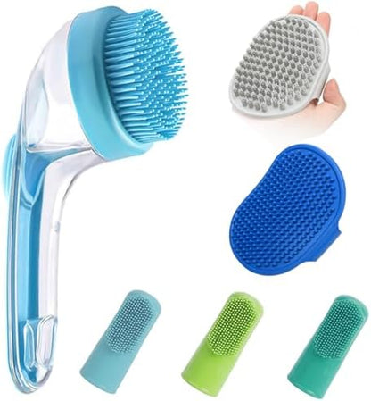 ELEGX Pet Grooming Bath Massage Brush