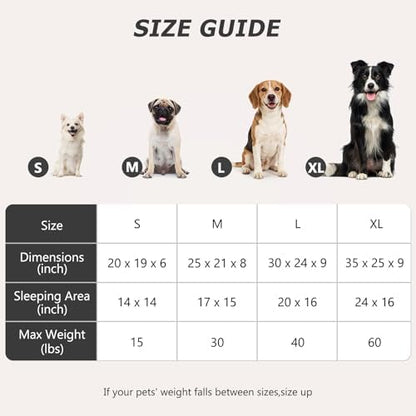 MIXJOY X-Large Dog Bed for Large, Small Dogs