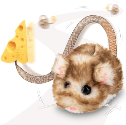 Migipaws Interactive MigiMouse Cat Toy 360° Rolling & Spin