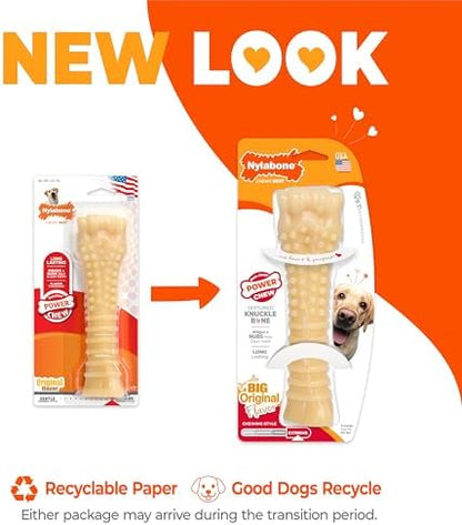 Nylabone Power Chew Textured Bone Dog Chew Toy, Original Flavor