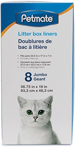 Petmate, Litter Pan Boxed Liners, 8 Pack