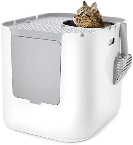 Modkat XL Cat Litter Box, Top or Front-Entry, Scoop & Filters
