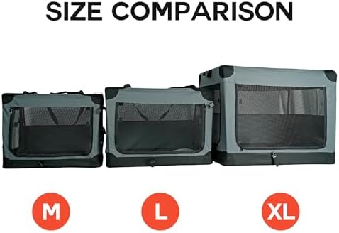 Ashfield & Harkness Collapsible Soft Dog Crate 36"