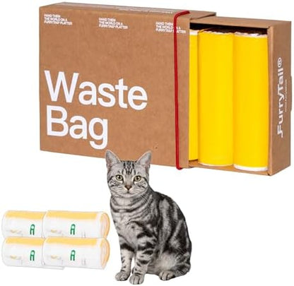 Furrytail Cat Litter Box Liners, Thickened Waste Bags