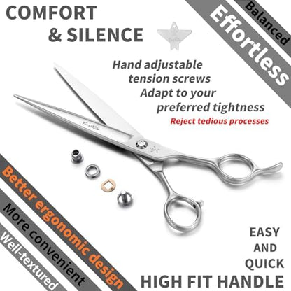 High-end Professional Dog Grooming Scissors Pet Grooming Shears 7.5 Inches