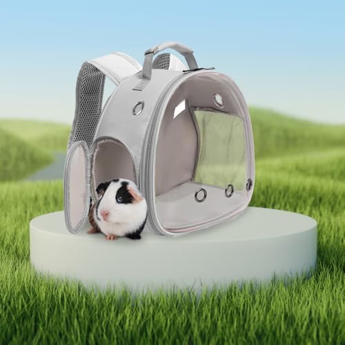 Guinea Pig Backpack, Space Capsule Bubble Window Small Animal Backpack
