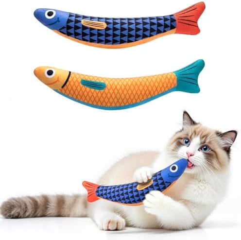 PetBusy Cat Toys with Interactive Soft Chew Kicker Cat Toys